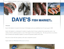 Tablet Screenshot of davesfishmarket.com